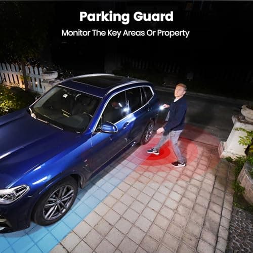 aosu 3K Wired Security Camera Outdoor - Smart 24/7 Recording WiFi Camera for Home Security w/Sound Light Alerts, 360° View, Auto-Tracking, Camara de Seguridad para Casa 5