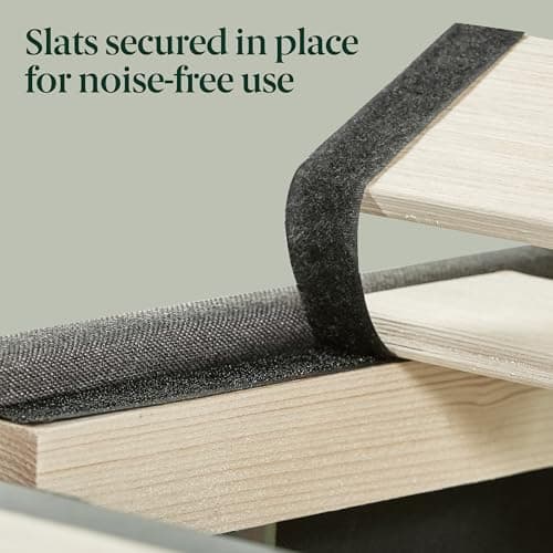 ZINUS Dachelle Upholstered Platform Bed Frame, Mattress Foundation, Wood Slat Support, No Box Spring Needed, Eco Friendly WonderBox (TM) Packaging, Easy Assembly, Dark Grey, King 5