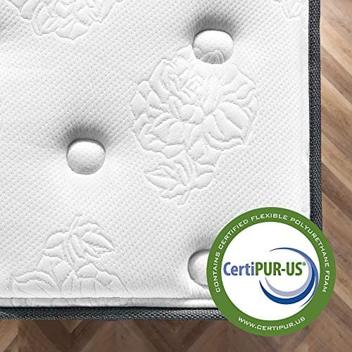 Zinus 10 Inch Comfort Support Cooling Gel Hybrid Mattress, Full, Tight Top Innerspring Mattress, Motion Isolating Pocket Springs, Mattress in A Box 6