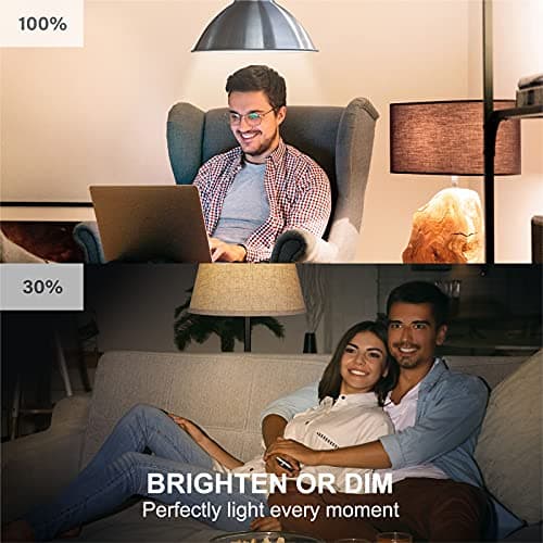 Sengled Alexa Light Bulb, Smart Light Bulbs, Smart Bulbs That Work with Alexa & Google Assistant, WiFi Light Bulbs A19 Soft White (2700K) No Hub Required, 800LM 60W Equivalent High CRI>90, 4 Pack 10