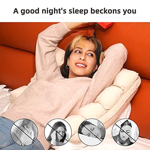 YOUR MOON Soft Pillows Queen Size for Sleeping, Support Bed Pillows, Fluffy Down Alternative Pillow, Luxury Hotel Gel Pillows for Side Sleeping (White) 7