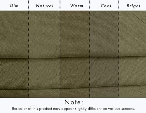 Ruvanti Cloth Napkins Set of 12, 18x18 Inches, 100% Cotton, Washable, Soft & Absorbent, Perfect for Wedding, Christmas, ‎Thanksgiving Dinners - Capulet Olive 5