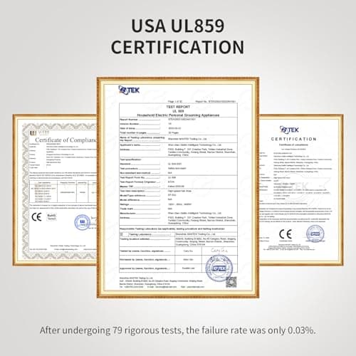 Hair Dryers Women,Infrared Hair Dryer,High-Speed Ionic Low-Noise Hair Dryer,Dries Quickly,Quiet,Lightweight, with a Magnetic Nozzle,for Home,Travel,Salons (White) 8