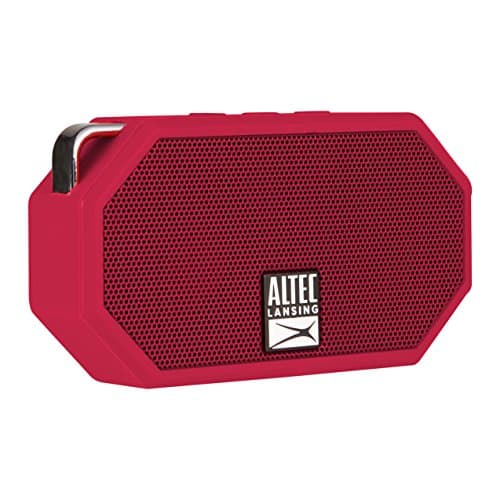 Altec Lansing Mini H2O - Waterproof Bluetooth Speaker, IP67 Certified & Floats in Water, Compact & Portable Speaker for Hiking, Camping, Pool, and Beach, Red 8