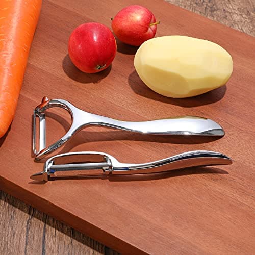 Set of 2 Stainless Steel Vegetable Peeler,Y-Shaped and I-Shaped Stainless Steel Peelers For Potatoes, All Fruits & Veggies¡­ 6