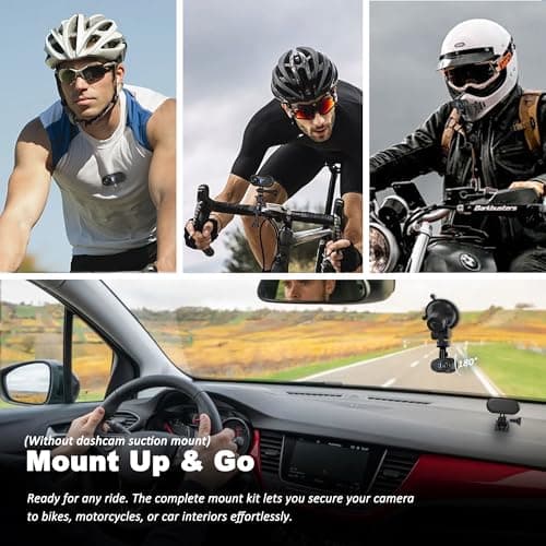 4K Mini Body Camera - Thumb Sports Action Cam 128GB with Audio, Wearable Hands-Free Chest Pov Recording, Helmet Mount & Magnetic Personal Clip On Camcorders - For Cap Shirt Outoor Cycling Skiing 5