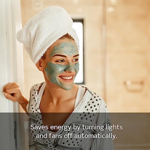 Leviton Countdown Timer Switch for household lights and exhaust fans, 15-30 min, 1-2 hour, No Neutral Wire Required, Single Pole, 15A, 1/2HP/9.8A Fan/Motor, DT102-1LW, White 6