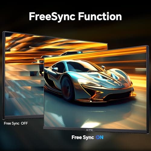KTC 24" Gaming Monitor 180Hz 144hz Monitor QHD(2560x1440p) l Up to 1MS | Fast IPS Monitor |122% SRGB | 2X DP & 2X HDM| Tilt Xbox PS5 Switch|100×100mm VESA Compatible 8