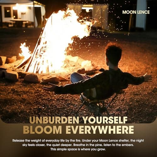 MOON LENCE Camping Chair Portable Backpacking Chair - The 4th Generation Ultralight Folding Chair - Compact, Lightweight Foldable Chairs for Hiking Mountaineering Beach (Green) 6