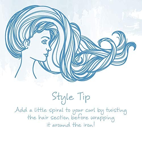 Conair OhSoKind For Fine Hair Curling Iron; 1-inch Curling Iron with Silicone Clip, 1-inch barrel produces classic curls – for use on short, medium, and long hair 5