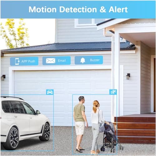 WEILAILIFE 【2-Way Audio ＆ 5MP High Definition】 Outdoor/Home Wireless Extended Security Camera, Bullet Exterior Surveillance, IP66 Waterproof 7