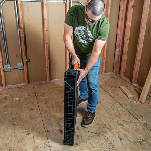 Klein Tools 54410MB MODbox Work Bench, Folding Work Table, Lightweight Portable Workstation, 1000-Pound Capacity, 39.25 x 23.75 x 30.9-Inch, Compatible with MODbox Rail System 7