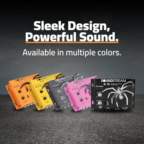 SoundStream BX-10A Bass Restoration Processor with Parametric Bass Equalizer, Digital Bass Processor for Car Audio, Balanced Inputs & Dash Mount Remote Control - Yellow 6