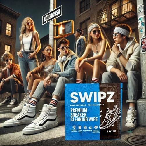 SWIPZ Sneaker Cleaner Wipes – Instant Shoe Cleaner for White Sneakers, Rubber Soles & Leather | Sneaker Eraser Wipes for Nike, Adidas, Air Jordan & More | 12 Travel Packs 5