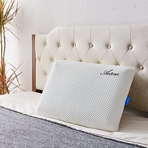 AOTOZE Ultra Thin & Flat Memory Foam Pillow 2.4 Inch Hight,Low Profile Slim & Thin Pillow for Stomach Sleeper,Side Sleeper,Oeko-TEX & CertiPUR-US Double Certification 23.5 x 15.5 x 2.4 Inches 7