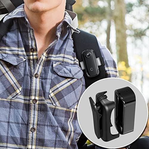 SJCAM C100+ Mini WiFi Action Camera 4K30fps Pocket Sized Wearable Body Camera, Magnetic, APP Control, Underwater Small Vlog Helmet Mount Kits SD Card, Weighs 1oz, 2.4 * 1 * 0.6 inch 5