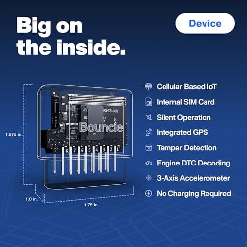 Bouncie GPS Tracker for Vehicles with Real-Time Location, Route History, Speed Monitoring, Geo-Fence & Accident Notifications - for Fleets & Family - Cancel Anytime 8