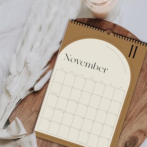 Aesthetic 2025 Wall Calendar - Runs from June 2024 Until December 2025 - The Perfect 2024-2025 Wall Hanging Calendar Planner for Easy Organizing 6