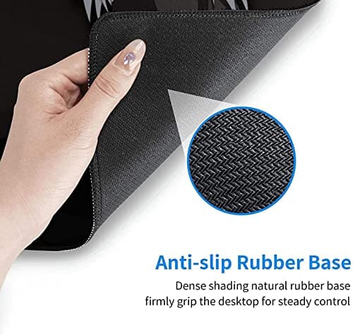 SMAIGE XXL Extended Gaming Mouse Pad/Mat- Large Cute Kawaii Anime Cartoon Design Mousepad for Girls and Women, Stitched Edges | 27.6"x11.8"x0.08" Dimensions (Cinnamon2) 5