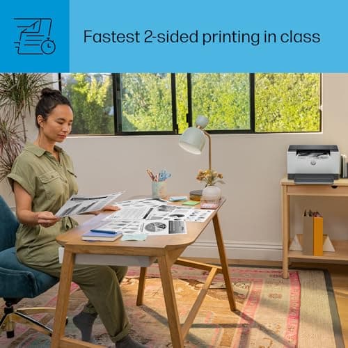 HP LaserJet M209d Laser Printer, Black and White, Automatic Duplex, USB Connection Only (Cable Included), Best for Home Office (8J9L0F) 9