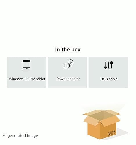 Fusion5 10.1" Windows 11 Professional Tablet PC - Ultra Slim Full HD Windows Tablet Computer - 8GB RAM, 256GB M.2 SSD, 10 Inch Display, 5G WiFi, Intel Quad-Core CPU, USB 3.0, Micro HDMI, Dual Cameras 7