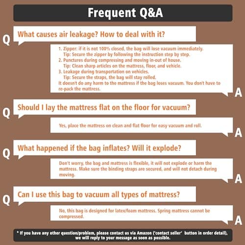 Twin Mattress Bag for Moving and Storage, Mattress Storage Bags Twin Extra Long Size for Mattress up to 14 Inches 5