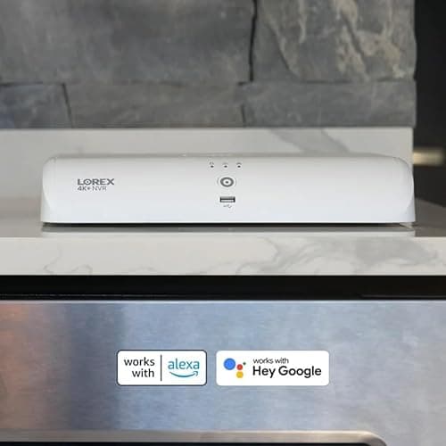 Lorex 4K+ 16 Channel (8 Wired + 8 Fusion Wi-Fi) 2TB NVR System | 3 White 4K Dome Cameras (No Cables) | Smart Security Lighting | Person & Vehicle Detection | Color Night Vision | IP67 Weatherproof 11