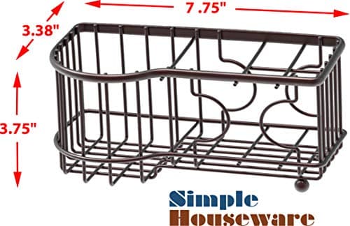 Simple Houseware Multi-Functional 6 Slots Toothbrush Holder, Bronze 5