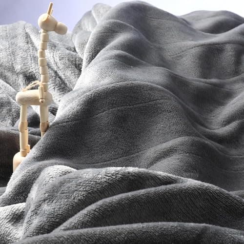 Electric Heated Blanket Full Size 72"×84", Breathable & Luxurious Flannel, Soft Warm Gift with Over-Heat Protection, 4 Heating Levels & 10 H Auto Shut Off, Machine Washable, London Grey 5