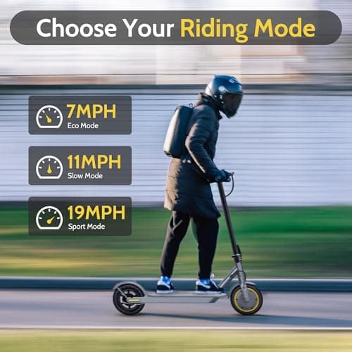 NAVIC Electric Scooter Adults, Powerful 350W Motor, Max 22 Miles Long Range, Top Speed 19 MPH, 8.5" Tires, E Scooter for Adults with APP Control 9
