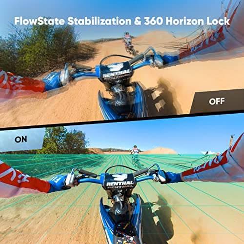 Insta360 X3 Motorcycle Kit (New Version) - Waterproof 360 Action Camera with 1/2" 48MP Sensors, 5.7K 360 Active HDR Video, 72MP 360 Photo, 4K Single-Lens, 60fps Me Mode, Stabilization 5