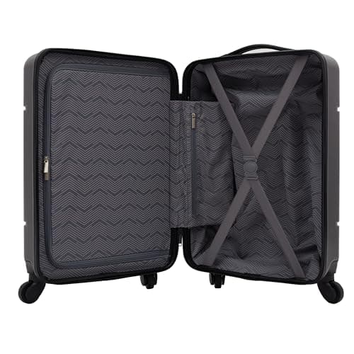 Travelers Club Skyline Spinner Luggage, Black, 20-Inch Carry-On 5