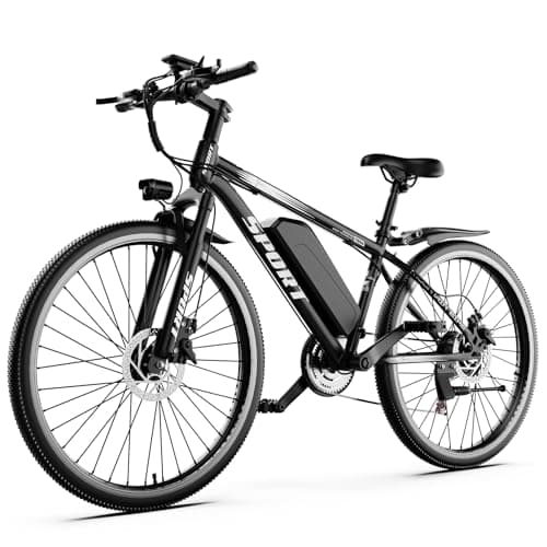 Misodo Electric Bike for Adults, 1500W Peak Mountain Ebike with 28 MPH, 65 Miles Range, 7 Speeds, 48V 10Ah Removable Battery 26" Ebike for Commute