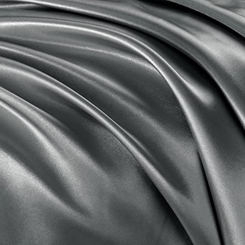 Vonty 2Pcs Standard Satin Pillowcases - 20x26 Pillow Cases, Grey Pillow Cases for Skin Friendly and Hair Protection - Cooling & Silky Satin Pillow Covers with Envelop Closure 7