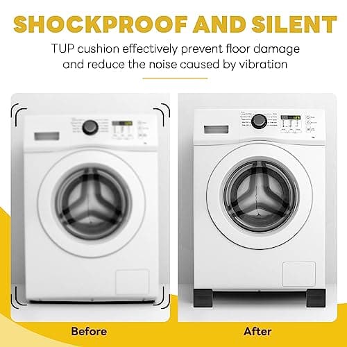 BTSD-home Bed Risers Heavy Duty Adjustable Furniture Risers Elevation in Heights 1 or 3 Inch Bed Frame Lifts Risers for Dorm Beds, Sofas 4 Pack Black Square 7