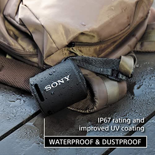 Sony SRSXB13/B Extra Bass Portable Waterproof Speaker with Bluetooth, USB Type-C, 16 Hours Battery Life 6