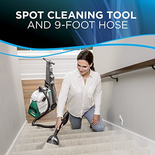 BISSELL® Big Green® Professional Carpet Cleaner with XL DirtLifter PowerBrush, 9-inch Long Reach Hose, 6-inch Tough Stain Tool, Includes BISSELL PRO MAX Formula with Stain Protect Technology 7