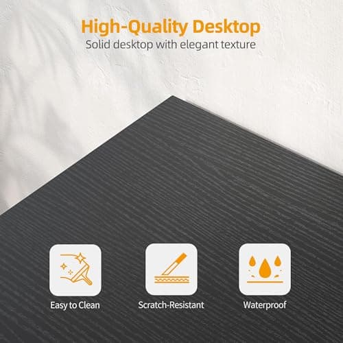 TIQLAB Small L Shaped Desk with Power Outlets - 40 inch Gaming Corner Computer Desk Writing Table, Reversible Large Storage Shelves, Bookshelf Workstation for Study Play Work Home Office, Black 8