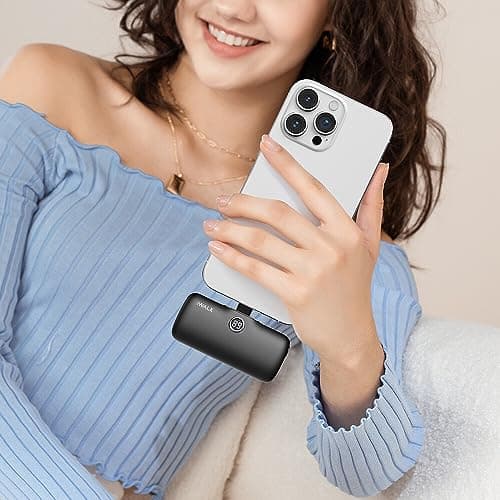 iWALK USB-C Portable Charger for iPhone 17/16/15, Mini 20W 4,800mAh Wireless Power Bank Fast Charging Travel Battery Pack Compatible with iPhone 17/16/15 Plus/17 Pro/17 Pro Max, Andriod Phone Samsung 7