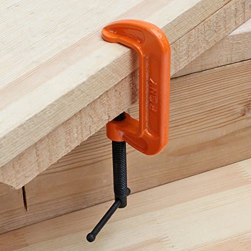 PONY Malleable Iron C-Clamp Set, 3-Piece, (1", 2", 3") 8