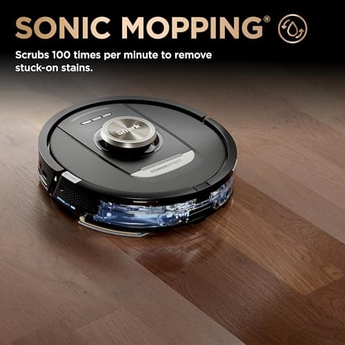 Shark Robot Vacuum & Mop Combo, PowerDetect NeverTouch Pro, Self-Emptying, Self-Refill with Self-Clean Pad Wash & Dry, 60-Day Debris Capacity, 30-Day Refill Tank, 5 Technologies 6