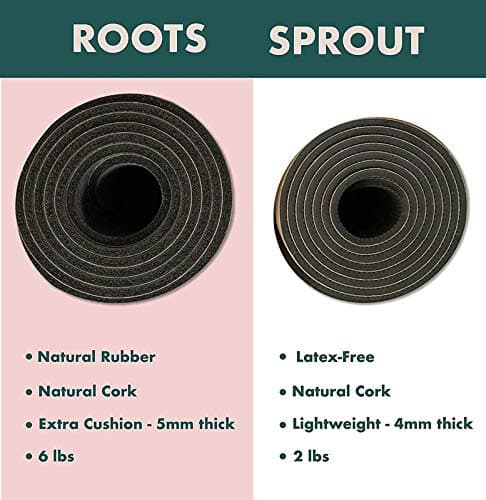 GURUS Sweat Proof Durable Cork Yoga Mat Thick Non Slip Exercise Mat for Home Workout (Sprout Yoga Mat) 7