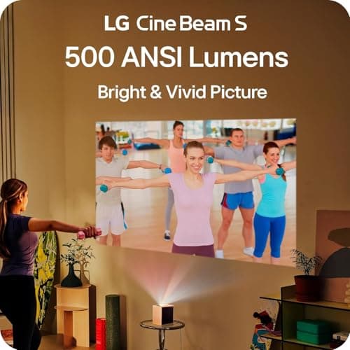 LG CineBeam S | Mini UST (Ultra Short Throw) 4K Projector with Dolby Atmos 10