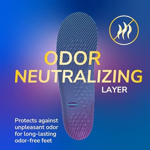 Dr. Scholl's Walk Longer Insoles for Women - Comfortable Plush Foam Cushioning Inserts for Walking, Hiking, and Standing on Feet All-Day with Arch Support - Walk 50% Longer Without Muscle Fatigue 5