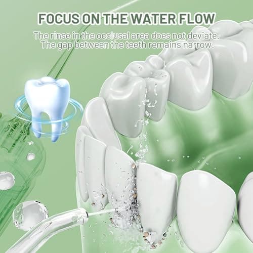 Generic Portable Flossers, Travel Size Mini, 4 Modes IPX7 Waterproof Rating Flossers for Teeth Braces and Bridges 5