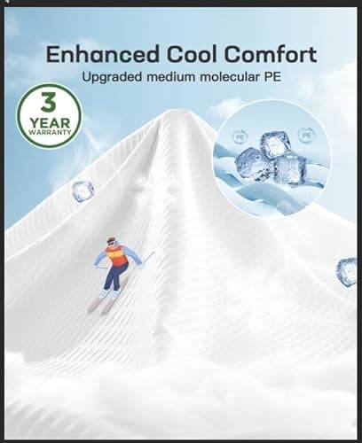 Mattress Topper - 3 Inch Gel Memory Foam Bed Topper, Pressure-Relieving Memory Foam for Twin Size Bed 5