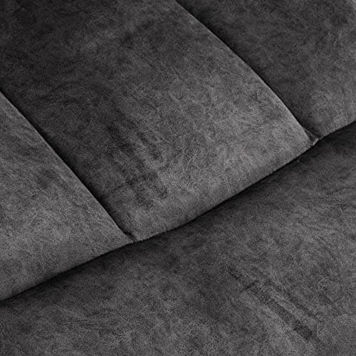 COMHOMA Recliner Chair Rocker with 360 Degree Swivel Glider Recliner Single Sofa Seat with Cup Holders for Living Room (Gray) 9