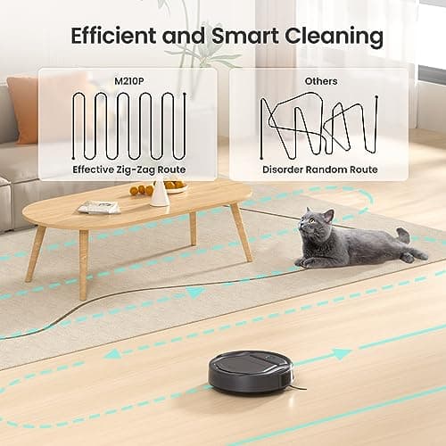 Lefant M210 Pro Robot Vacuum, 3 Adjustable Suction, WiFi/APP/Alexa, 120 Min Runtime, Self-Charging Robotic Vacuums, Slim, Quiet, 6 Cleaning Modes Ideal for Pet Hair, Hard Floors 7