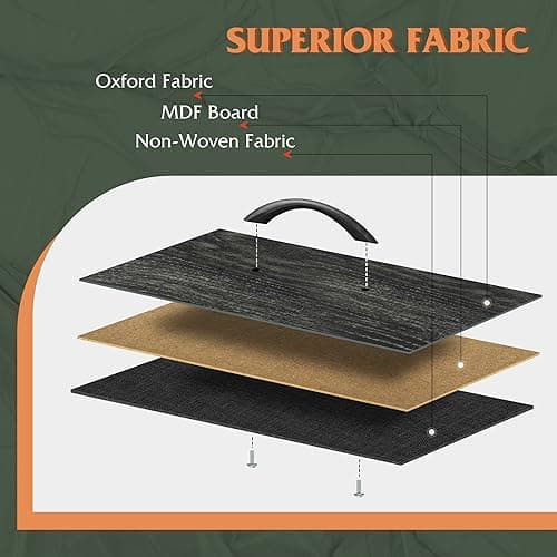 WLIVE Black Nightstand, Small Dresser for Bedroom with 2 Fabric Drawer, Bed Side Table with Drawers, End Table Bedside Furniture, Sturdy Steel Frame, Wood Top, Closet Organizer, College Dorm 5