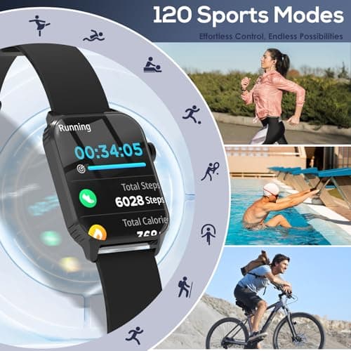 TRAUSI Smart Watch for Men, 1.83" HD 5